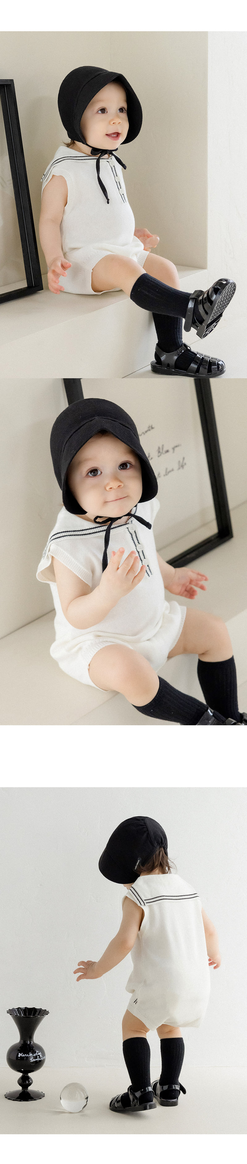 Kids Clara - Korean Baby Fashion - #onlinebabyshop - Noi Knit Baby Suit - 3