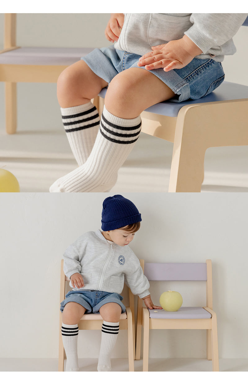 Kids Clara - Korean Baby Fashion - #smilingbaby - Grady Baby Denim Pants - 5