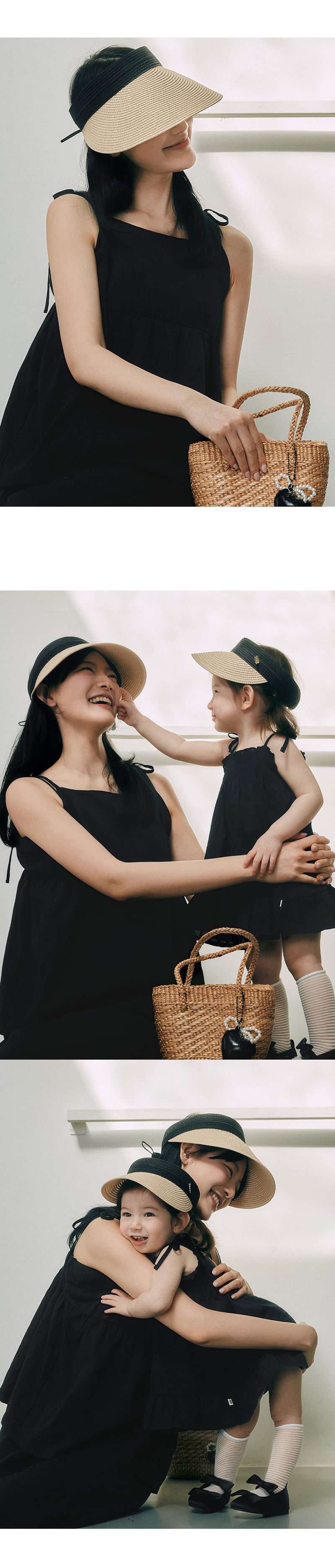 Kids Clara - Korean Women Fashion - #vintageinspired - Tote Mom Straw Sun Cap - 3