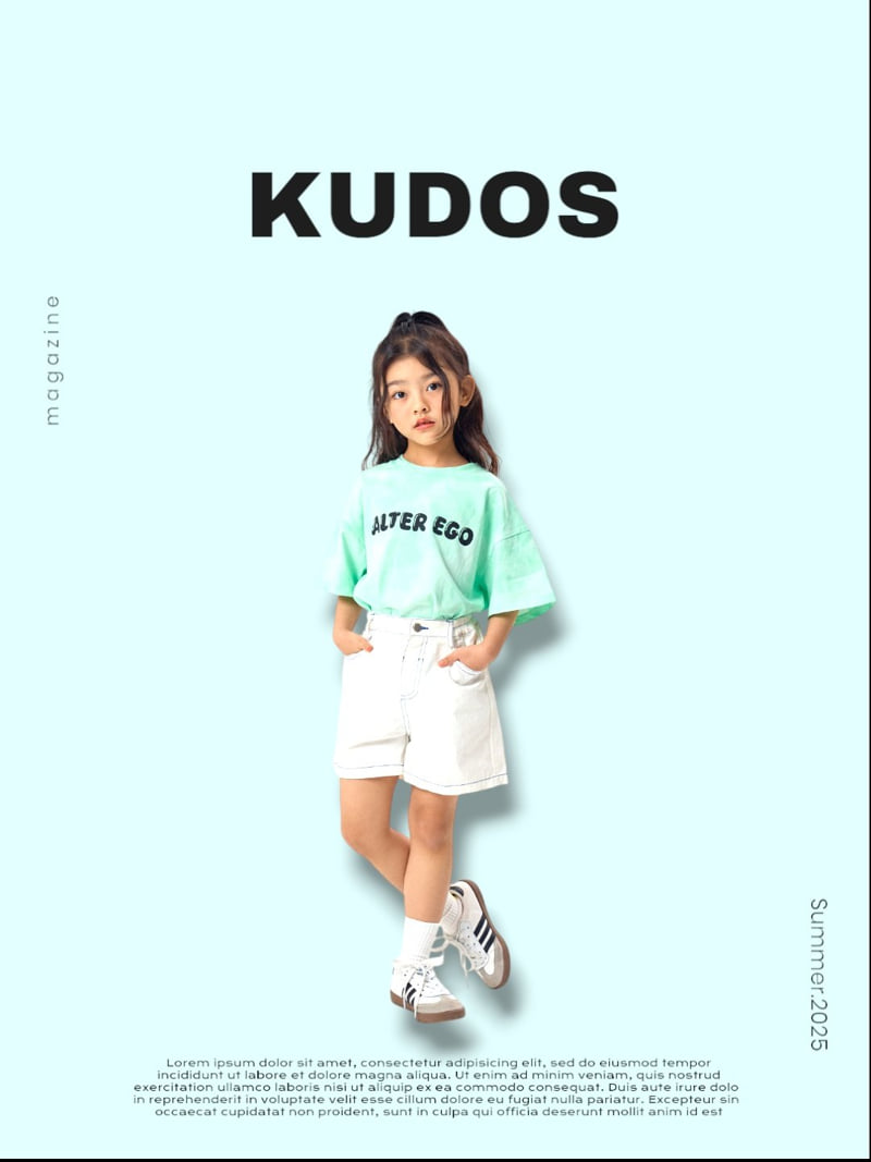 Kudos - Korean Children Fashion - #Kfashion4kids - Pigment Short Sleeve Tee - 12