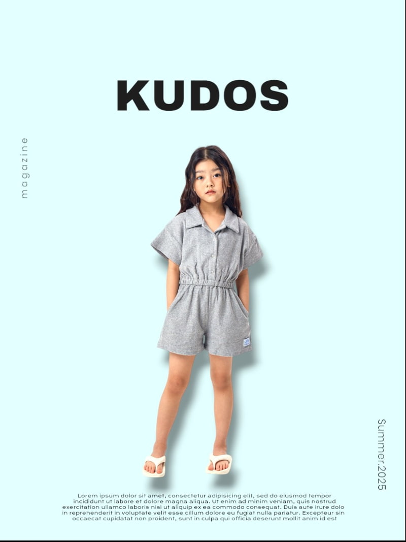 Kudos - Korean Children Fashion - #Kfashion4kids - Terry Jumpsuit - 6
