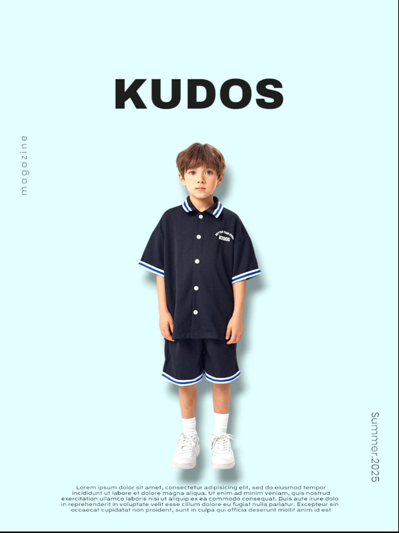 Kudos - Korean Children Fashion - #Kfashion4kids - Mesh Set-up - 3
