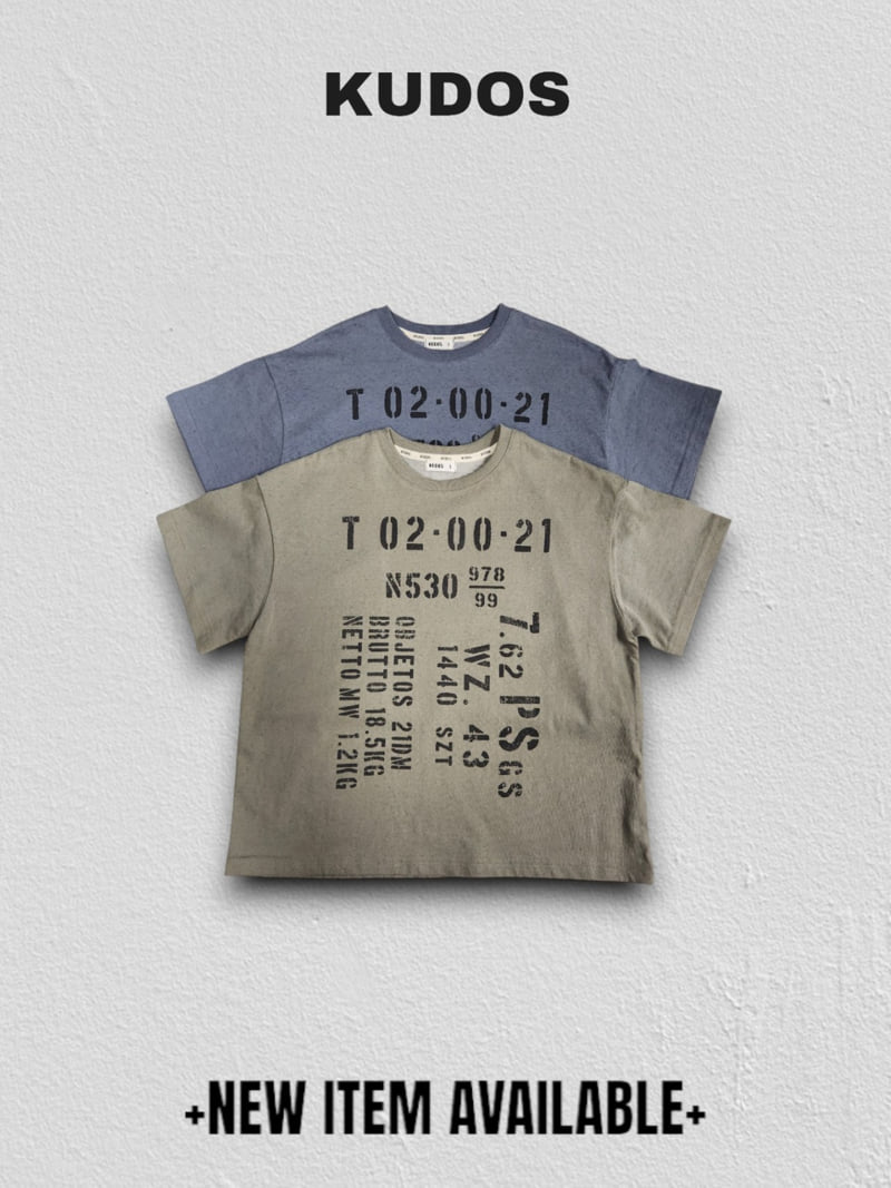 Kudos - Korean Children Fashion - #childofig - Grunge Short Sleeve Tee