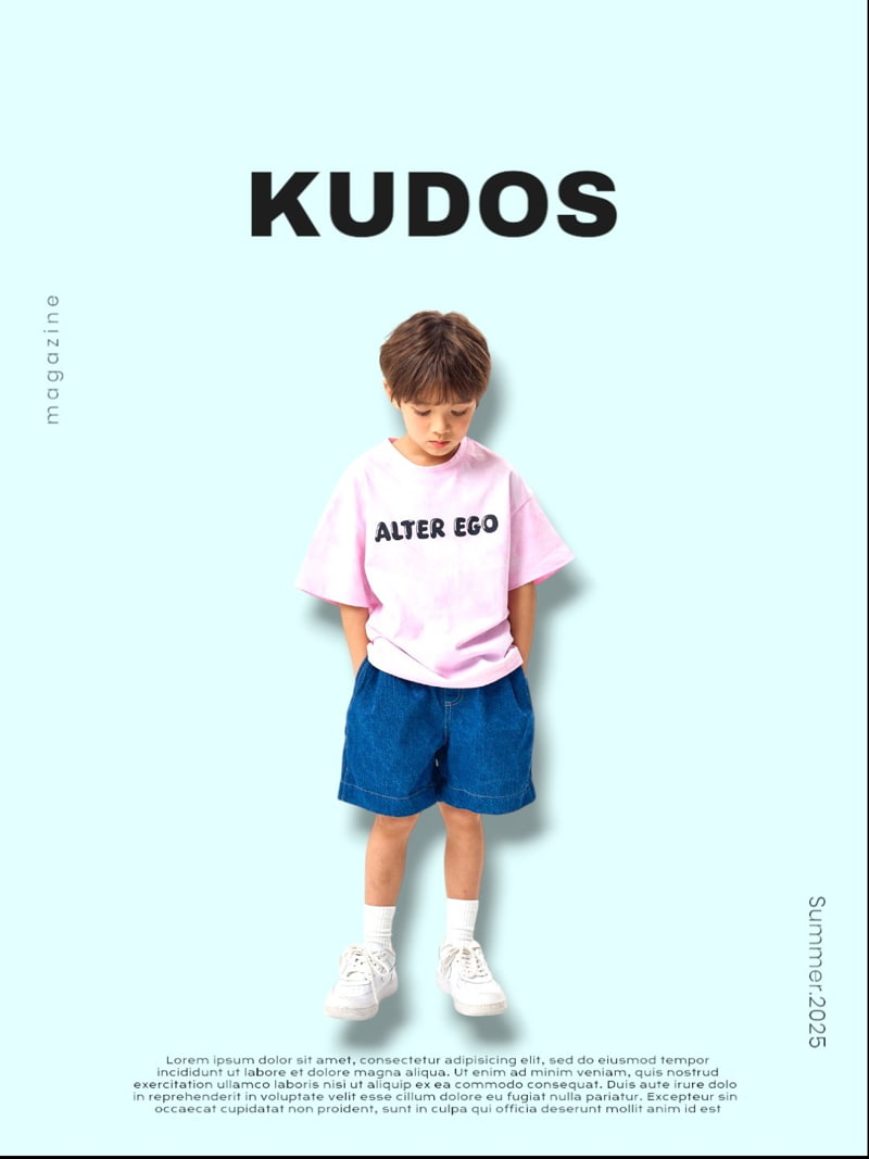 Kudos - Korean Children Fashion - #childofig - Wide Denim Shorts - 8