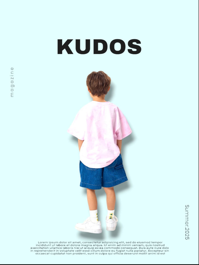 Kudos - Korean Children Fashion - #childrensboutique - Pigment Short Sleeve Tee - 5