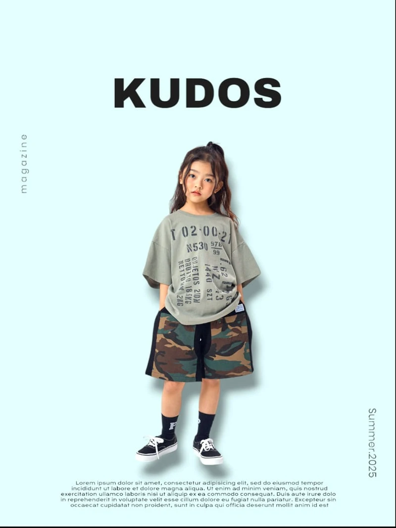 Kudos - Korean Children Fashion - #childrensboutique - Grunge Short Sleeve Tee - 2