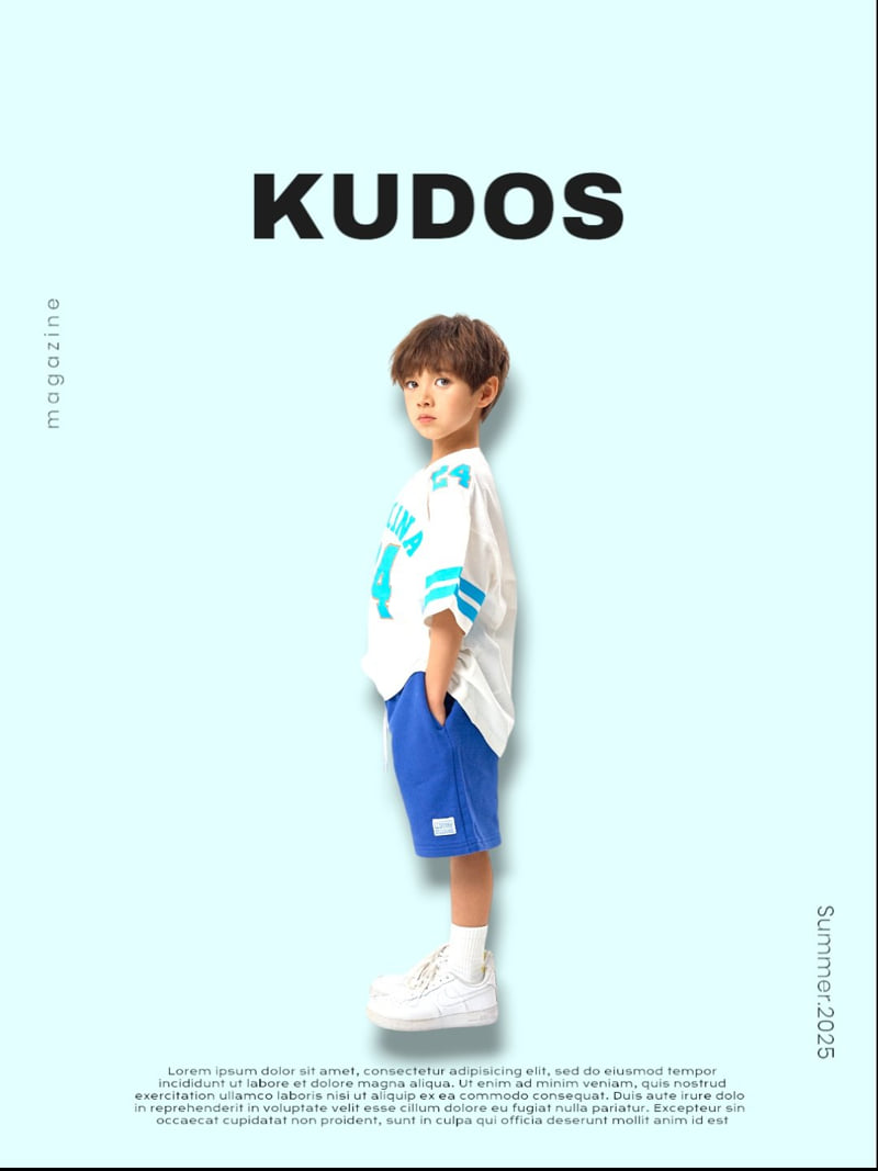 Kudos - Korean Children Fashion - #childrensboutique - UNC Short Sleeve Tee - 4