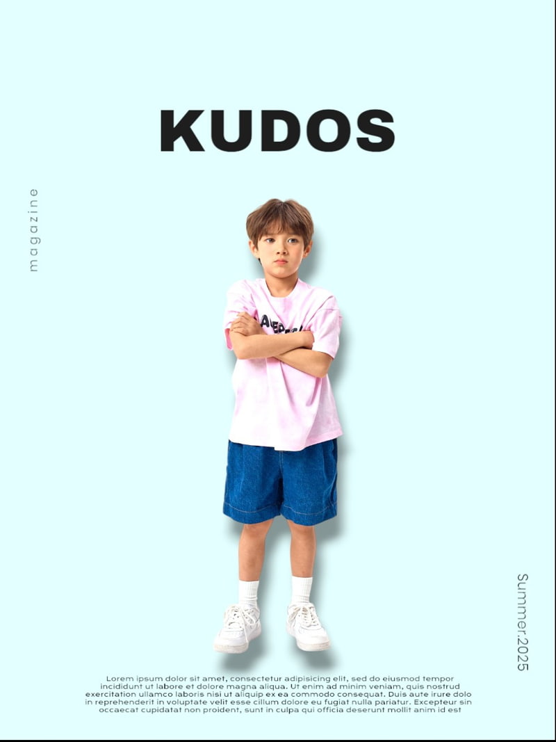 Kudos - Korean Children Fashion - #designkidswear - Wide Denim Shorts - 10