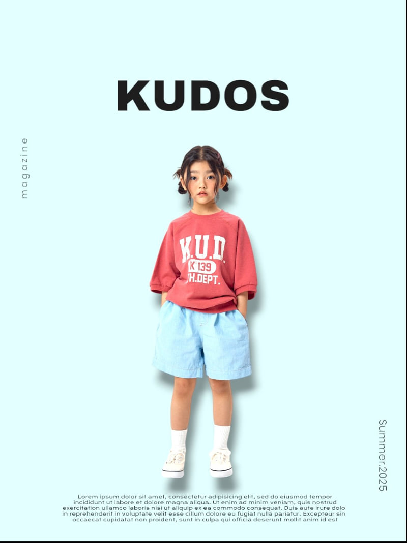 Kudos - Korean Children Fashion - #discoveringself - KUD Short Sleeve Sweatshirts - 4