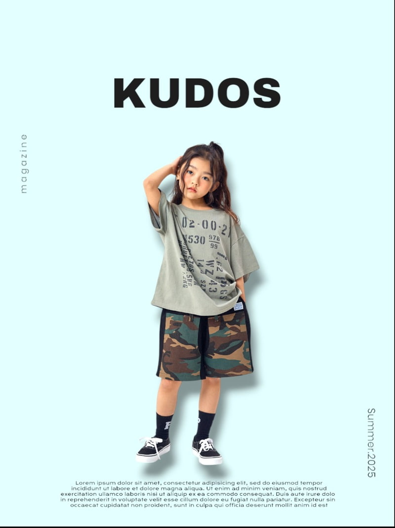 Kudos - Korean Children Fashion - #fashionkids - Camo Double Knee Shorts - 5