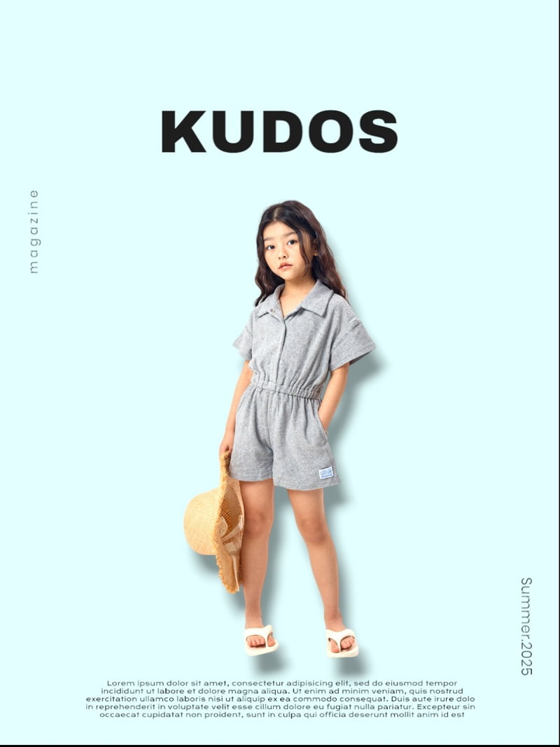 Kudos - Korean Children Fashion - #fashionkids - Terry Jumpsuit - 2