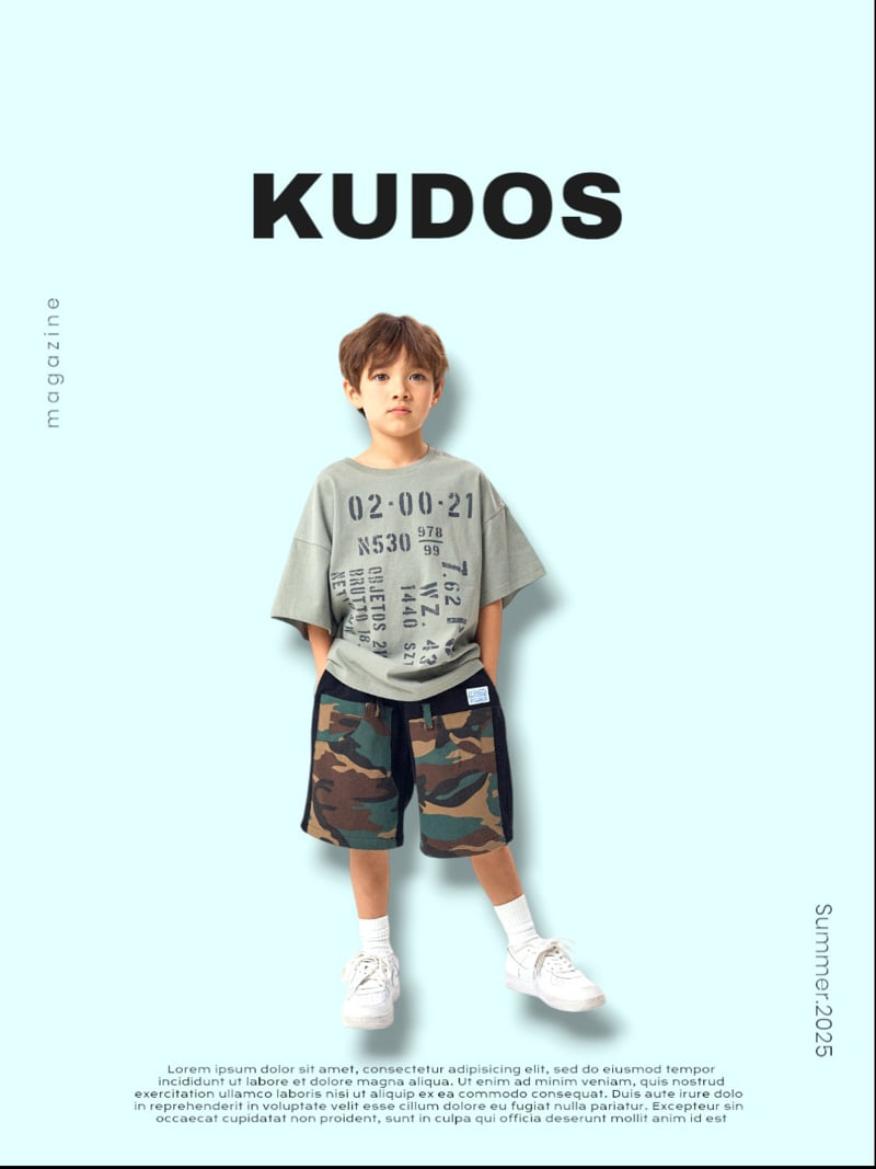 Kudos - Korean Children Fashion - #kidsstore - Grunge Short Sleeve Tee - 7