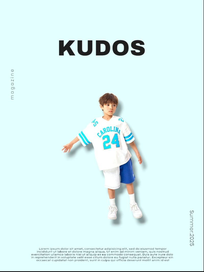 Kudos - Korean Children Fashion - #kidzfashiontrend - UNC Short Sleeve Tee - 9
