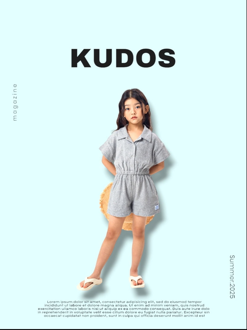Kudos - Korean Children Fashion - #kidzfashiontrend - Terry Jumpsuit - 5