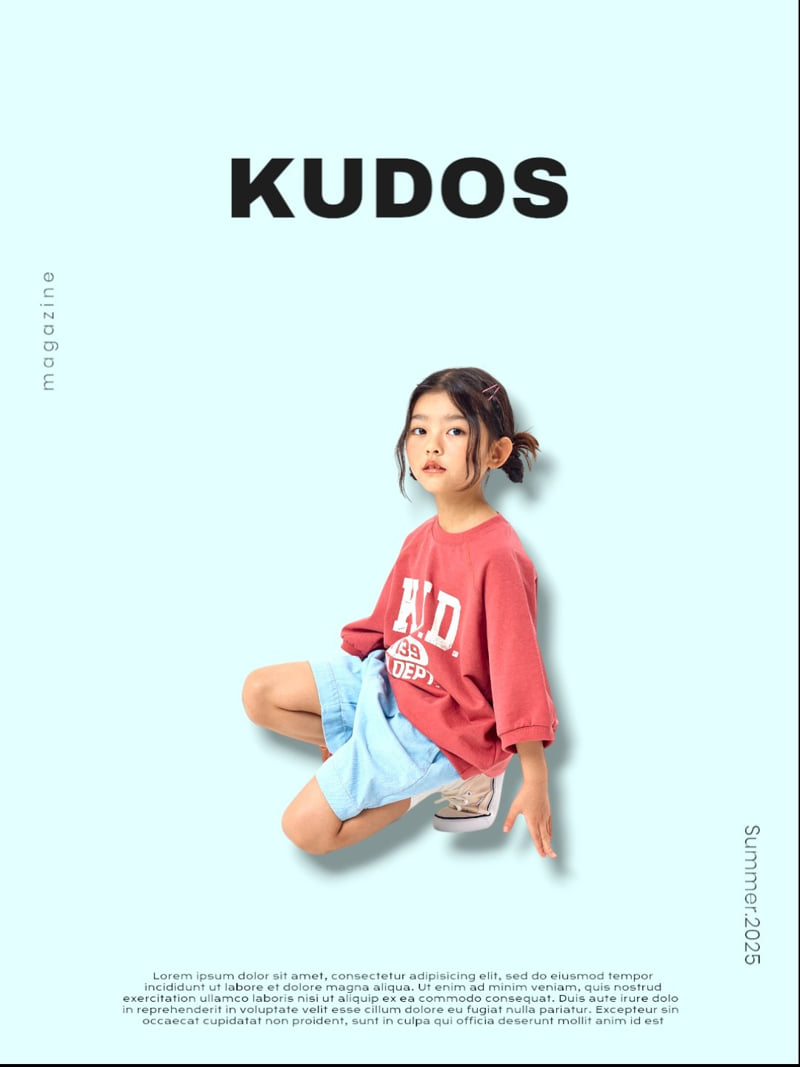 Kudos - Korean Children Fashion - #littlefashionista - KUD Short Sleeve Sweatshirts - 9