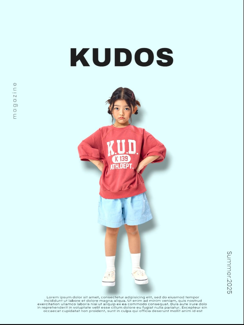 Kudos - Korean Children Fashion - #magicofchildhood - KUD Short Sleeve Sweatshirts - 10