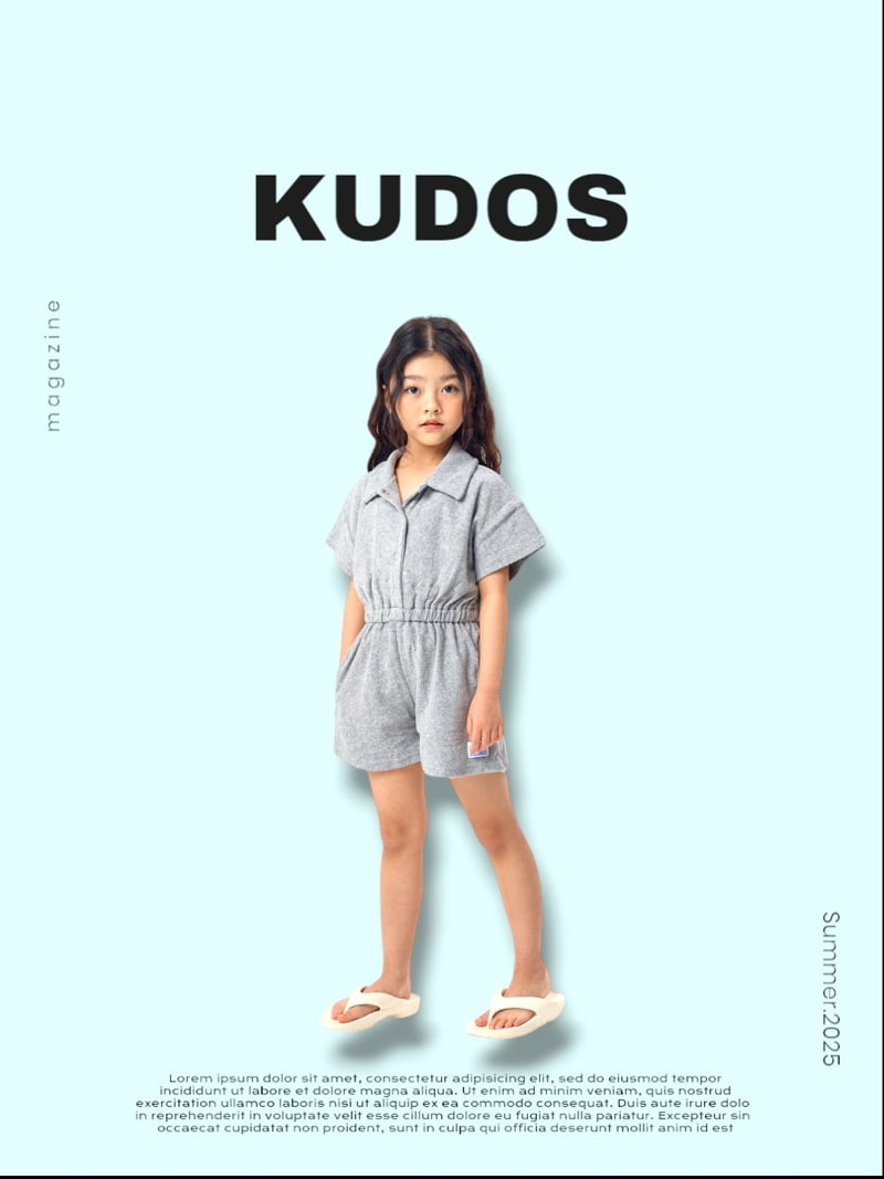 Kudos - Korean Children Fashion - #magicofchildhood - Terry Jumpsuit - 8