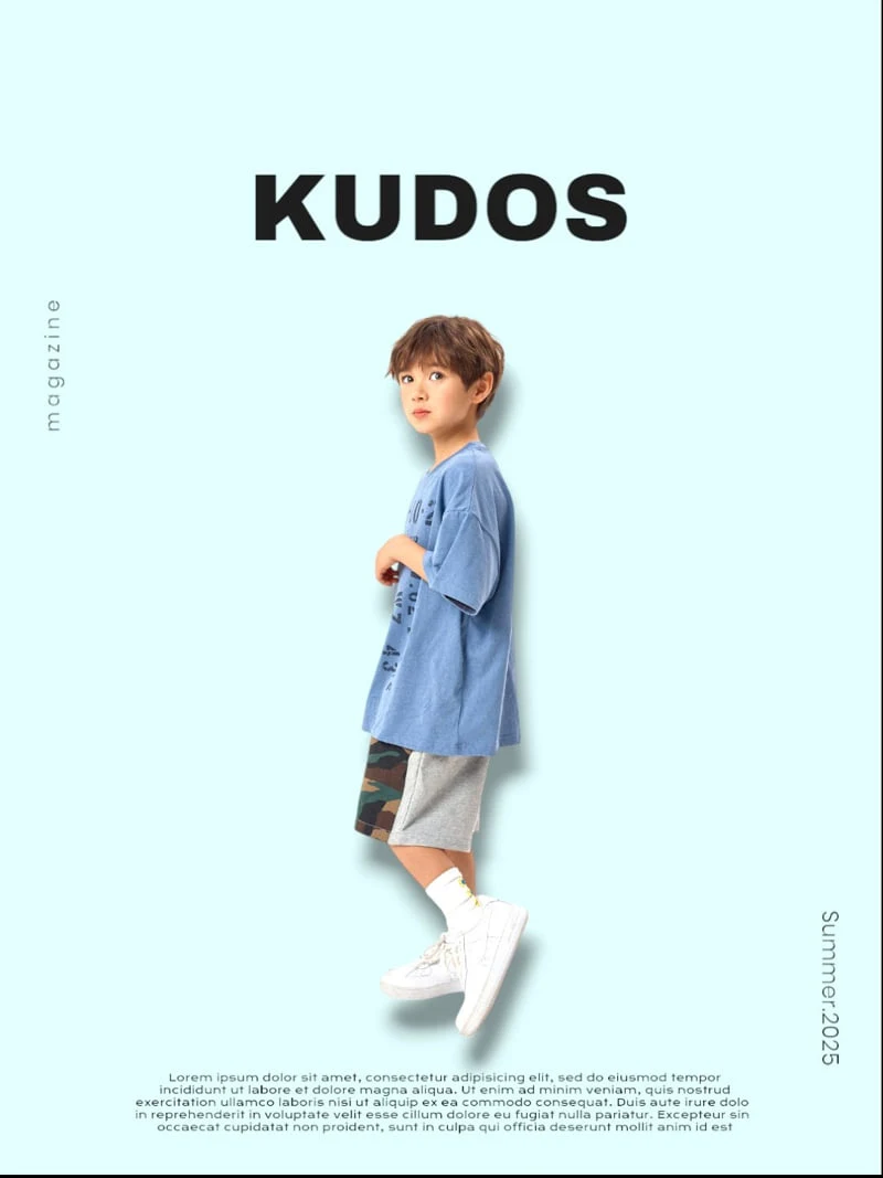 Kudos - Korean Children Fashion - #minifashionista - Grunge Short Sleeve Tee - 12