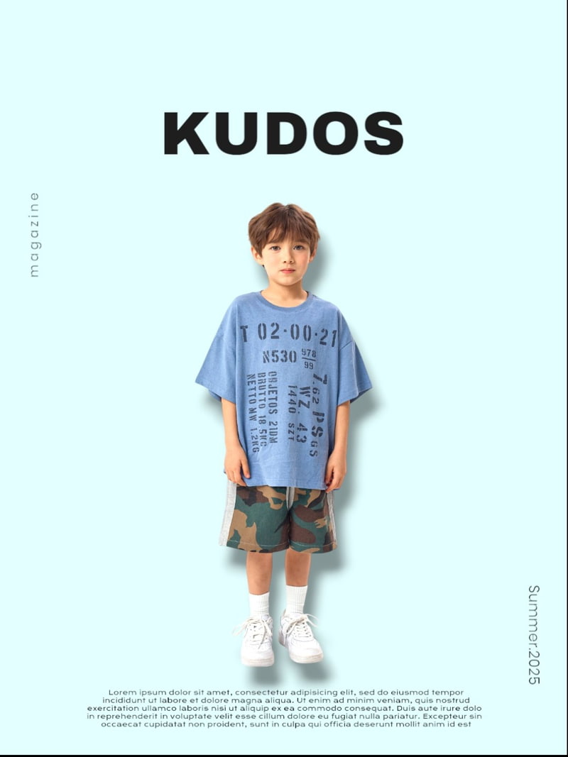 Kudos - Korean Children Fashion - #minifashionista - Camo Double Knee Shorts - 12