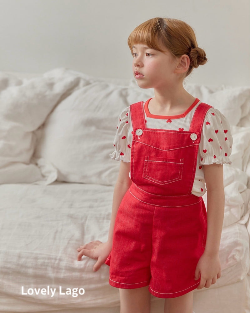 Lago - Korean Children Fashion - #Kfashion4kids - Overall Shorts - 10