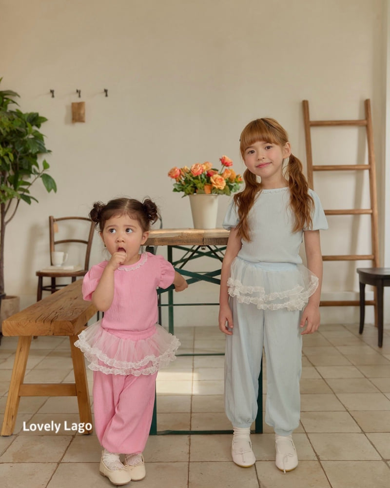 Lago - Korean Children Fashion - #Kfashion4kids - Dorothy Pleated Cancan Pants - 3