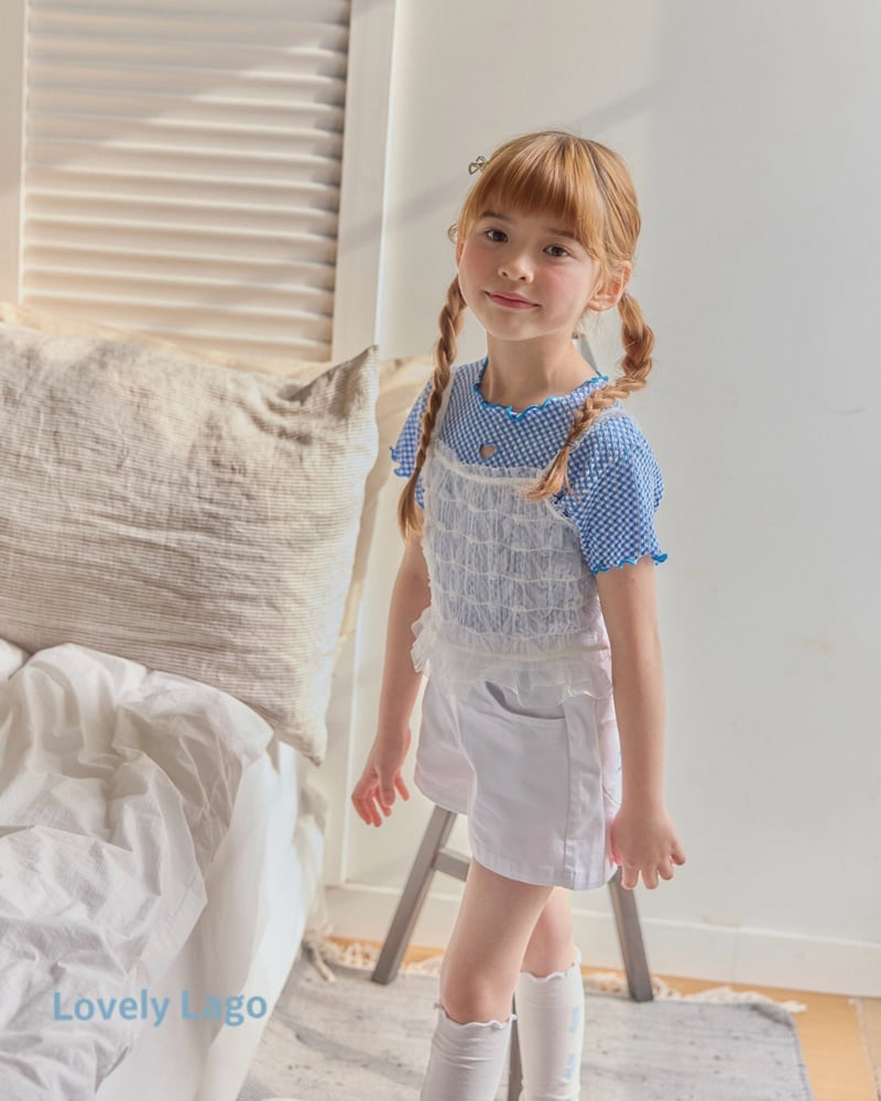 Lago - Korean Children Fashion - #Kfashion4kids - Heart Punching Span Pants - 2