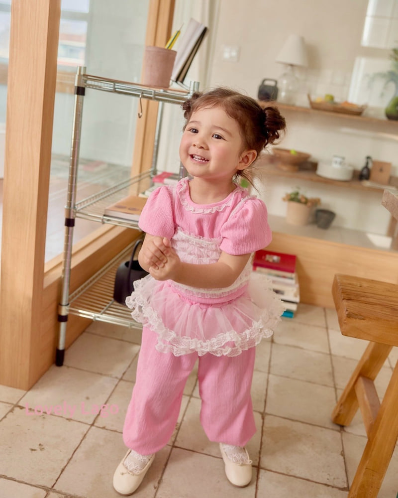 Lago - Korean Children Fashion - #childofig - Dorothy Pleated Tee - 5