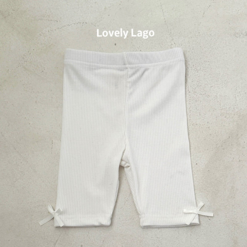 Lago - Korean Children Fashion - #childrensboutique - Ribbon Rib Leggings - 7