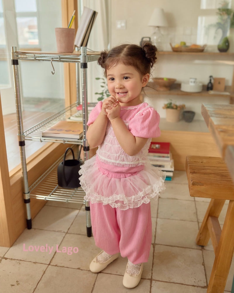 Lago - Korean Children Fashion - #childrensboutique - Dorothy Pleated Tee - 6