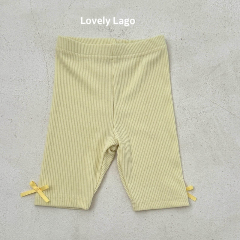 Lago - Korean Children Fashion - #designkidswear - Ribbon Rib Leggings - 8