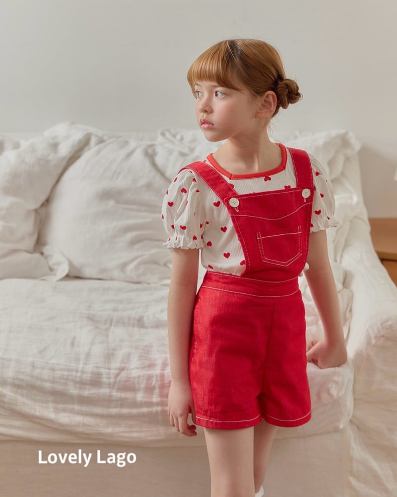 Lago - Korean Children Fashion - #designkidswear - Square Heart Tee - 3