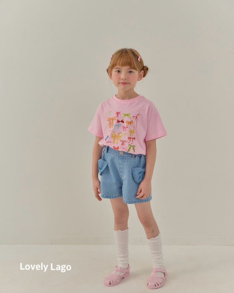 Lago - Korean Children Fashion - #designkidswear - Ribbon Patch Jeans - 2
