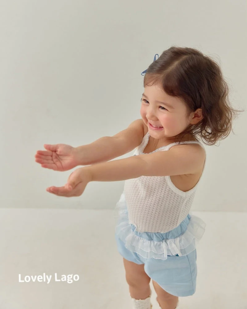 Lago - Korean Children Fashion - #discoveringself - Frill Embroidery Pants - 6