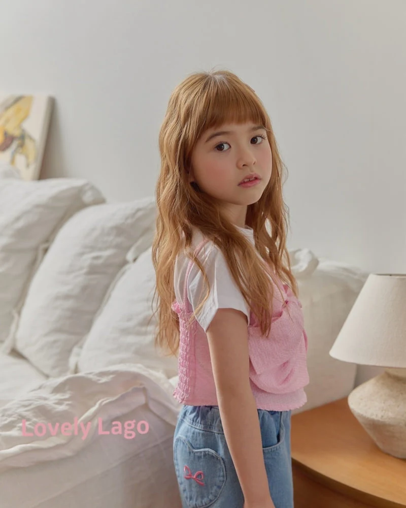 Lago - Korean Children Fashion - #discoveringself - Pleated Ribbon Bustier - 3