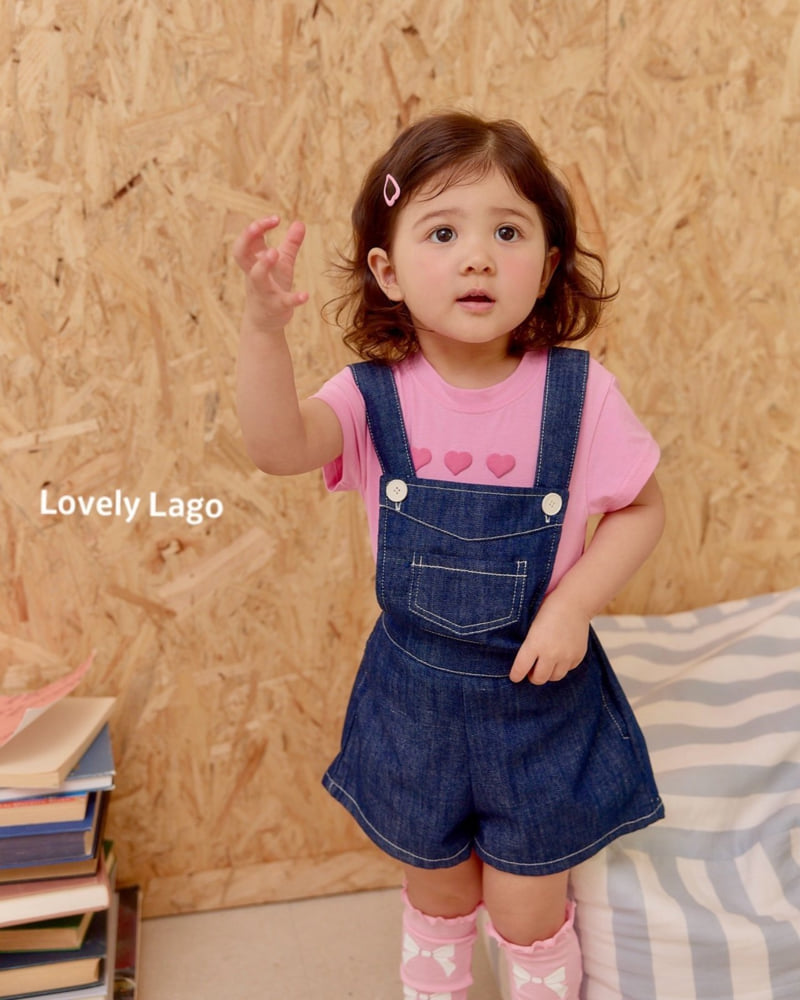 Lago - Korean Children Fashion - #fashionkids - Overall Shorts - 6