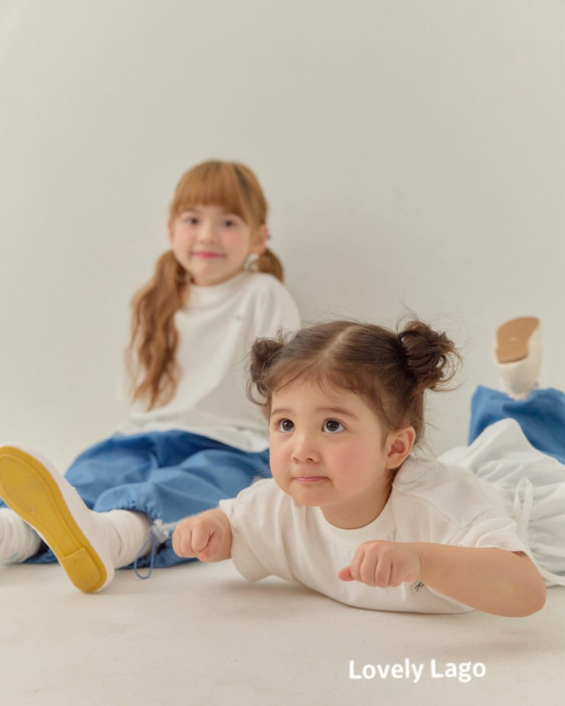 Lago - Korean Children Fashion - #fashionkids - Frill String Long Tee - 5