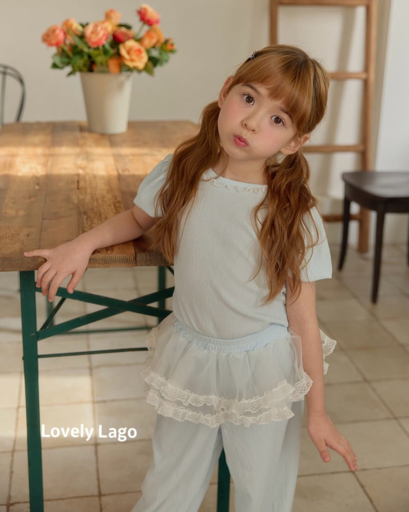 Lago - Korean Children Fashion - #fashionkids - Dorothy Pleated Tee - 9