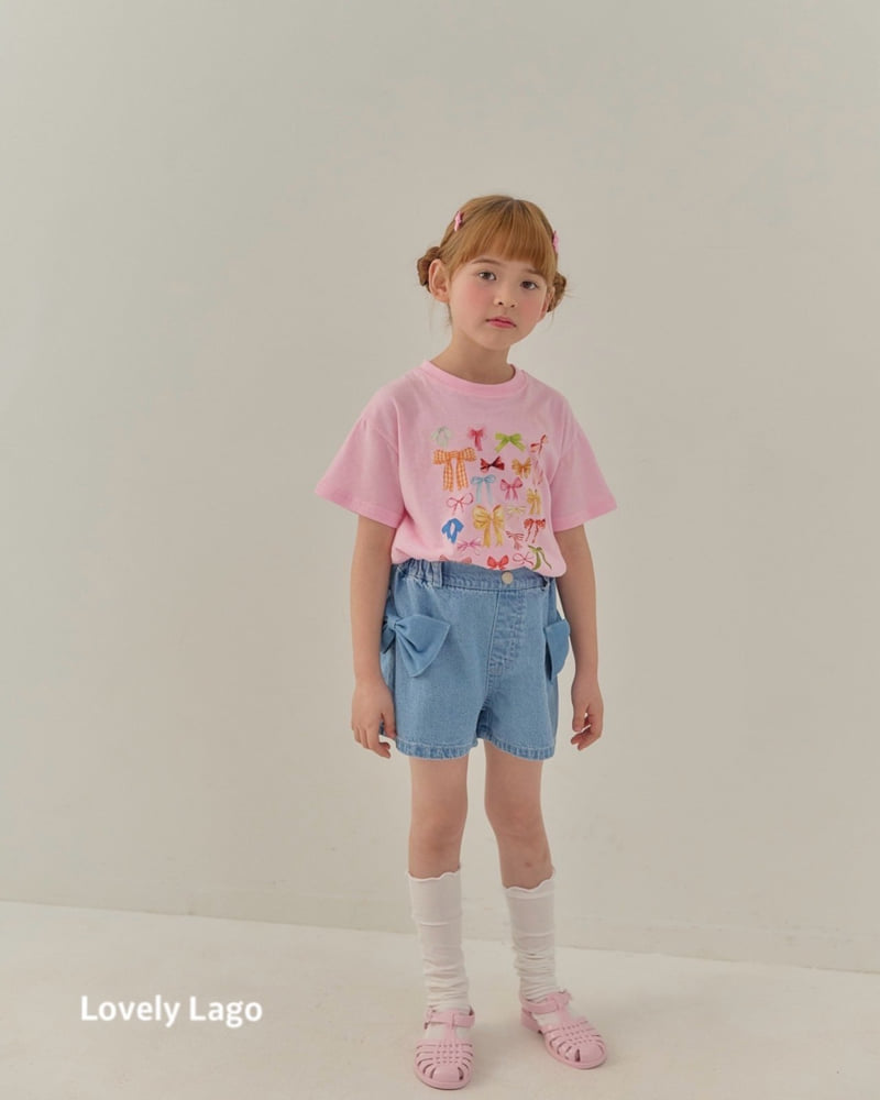 Lago - Korean Children Fashion - #discoveringself - Ribbon Patch Jeans - 4