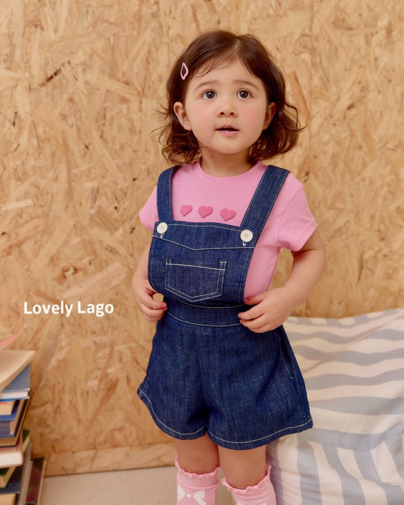 Lago - Korean Children Fashion - #kidsstore - Overall Shorts - 8