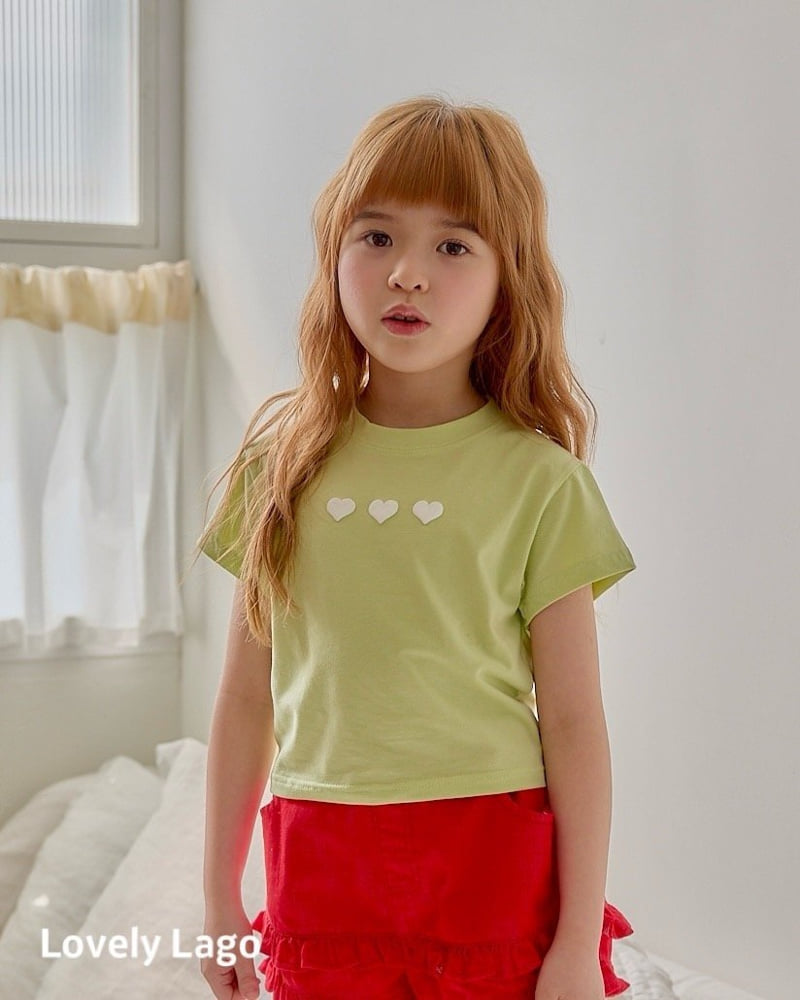 Lago - Korean Children Fashion - #kidsstore - Heart Tee
