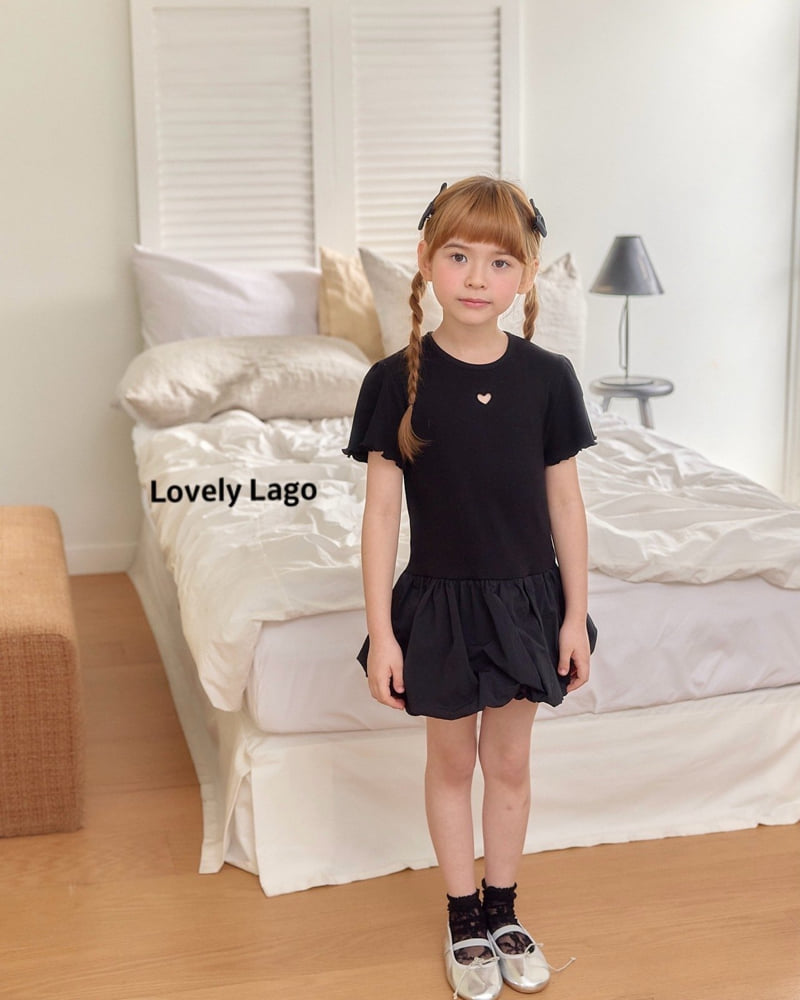Lago - Korean Children Fashion - #kidsstore - Mini Heart One-piece - 5