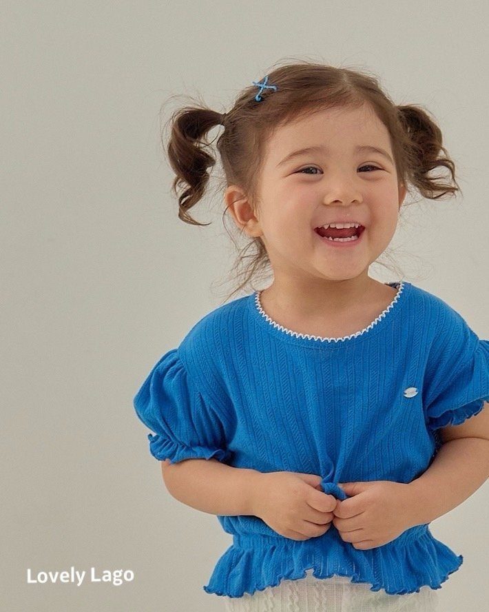 Lago - Korean Children Fashion - #kidzfashiontrend - Bong Bong Puff Tee - 5