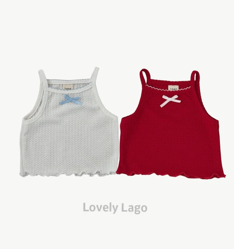 Lago - Korean Children Fashion - #kidzfashiontrend - Pincoat Ribbon Sleeveless