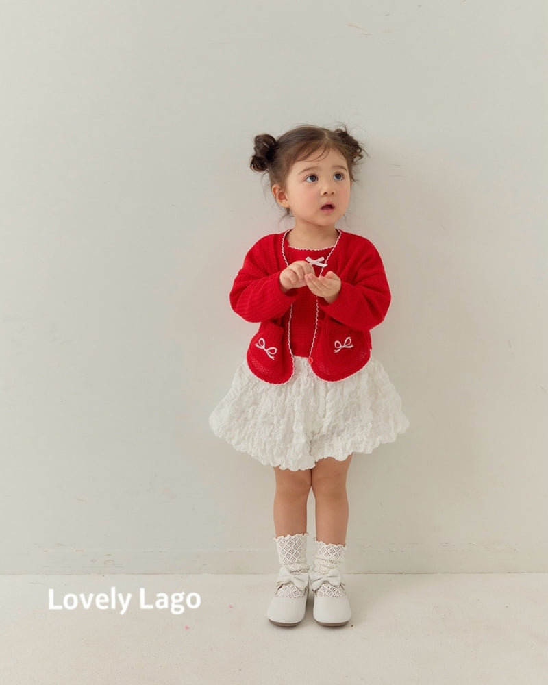Lago - Korean Children Fashion - #kidzfashiontrend - Ribbon Embroidery Cardigan - 9