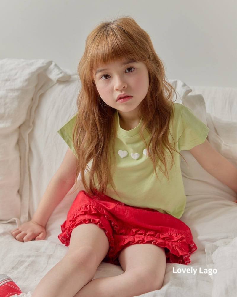 Lago - Korean Children Fashion - #kidzfashiontrend - Heart Tee - 2