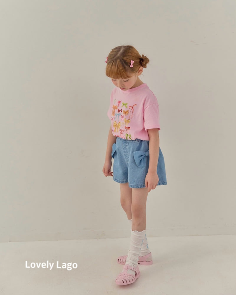 Lago - Korean Children Fashion - #kidzfashiontrend - Ribbon Patch Jeans - 7