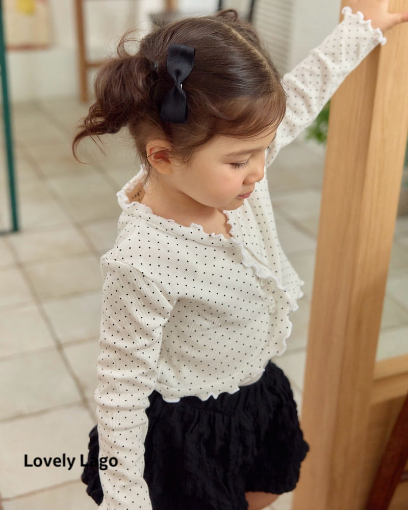 Lago - Korean Children Fashion - #kidzfashiontrend - Dot Cardigan - 3
