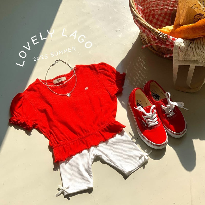 Lago - Korean Children Fashion - #littlefashionista - Bong Bong Puff Tee - 7