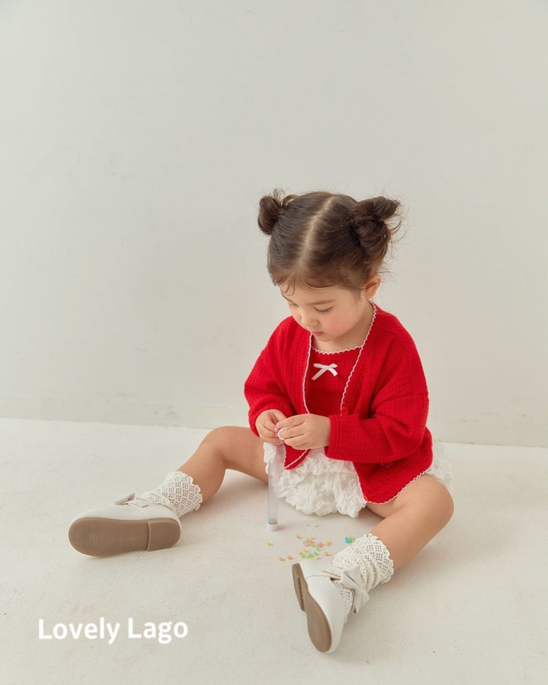 Lago - Korean Children Fashion - #littlefashionista - Ribbon Embroidery Cardigan - 11