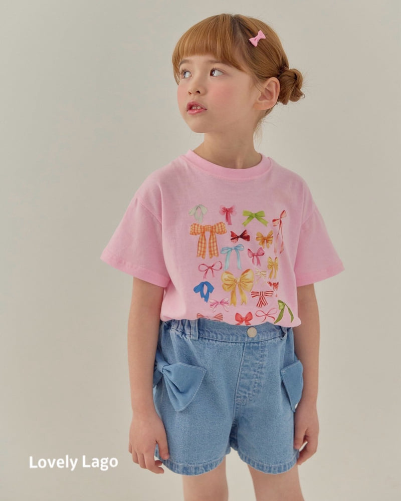 Lago - Korean Children Fashion - #littlefashionista - Ribbon Box Tee - 6